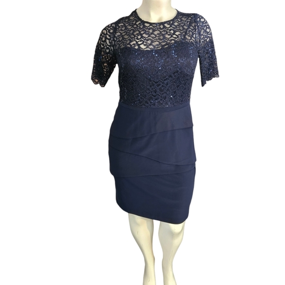 Betsy & Adam Dresses & Skirts - NWT Betsy&Adam Formal Midi Dress, Navy 16W